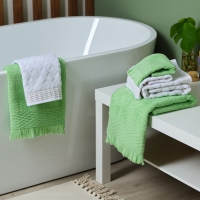 Полотенце махровое LoveLife "Fantasy" 70х130 см, молочный, 100% хлопок, 400 гр/м2