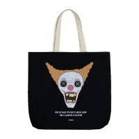 Холщовая сумка &laquo;Цирк&raquo; с внутренним карманом, черная