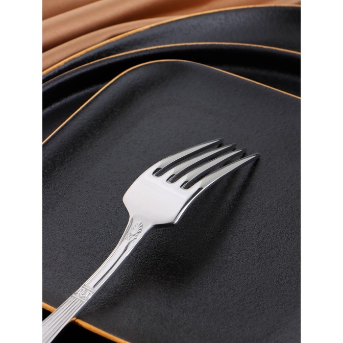 Вилка столовая «Беркли», h=20,6 см, толщина 3 мм, цвет серебряный Вилка столовая «Беркли», h=20,6 см, толщина 3 мм, цвет серебряный