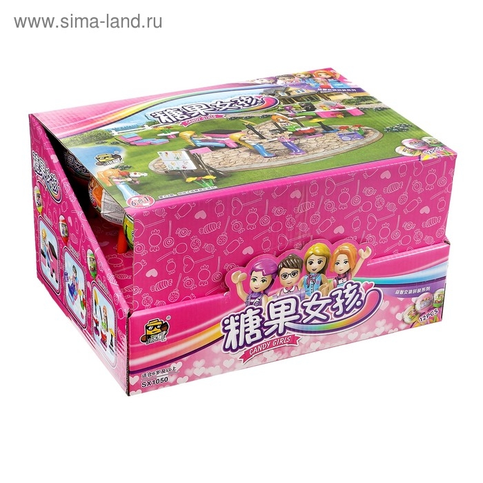 Конструктор в чупсе &laquo;Девчонки&raquo;, 6 видов МИКС