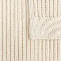 Плед Shirr, молочно-белый