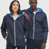 Ветровка Skate темно-синяя с ярко-синим, размер XS