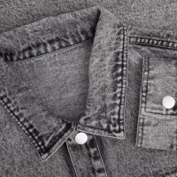 Куртка джинсовая O2, серая, размер M/L