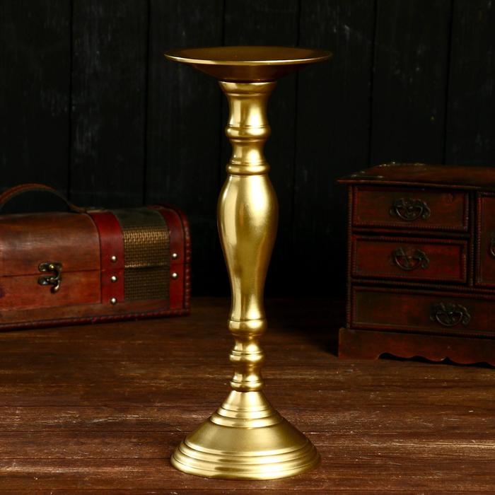 Подсвечник Подсвечник "Волдо" алюминий 14х14х35 см