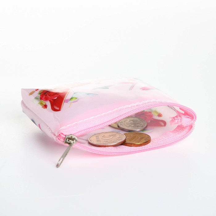 Кошелёк на молнии, цвет МИКС