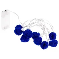 Гирлянда Cosy Poms, синяя Гирлянда Cosy Poms, синяя