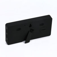 Часы электронные настольные, настенные, белая индикация, от USB, 7.5 х 15.5 см, черные Часы электронные настольные, настенные, белая индикация, от USB, 7.5 х 15.5 см, черные