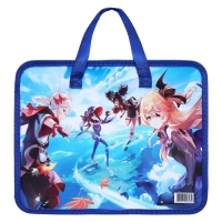 Папка с ручками пластиковая А4 Calligrata "Аниме", 32,2х25,6х7 см, Папка с ручками пластиковая А4 Calligrata "Аниме", 32,2х25,6х7 см,