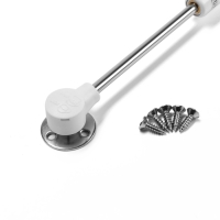 Газлифт 120N CAPPIO, с доводчиком, бесшумное открывание/закрывание, белый Газлифт 120N CAPPIO, с доводчиком, бесшумное открывание/закрывание, белый