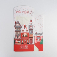 Коробка подарочная новогодняя складная «Праздник к нам приходит», 15 х 7 х 22 см, Новый год Коробка подарочная новогодняя складная «Праздник к нам приходит», 15 х 7 х 22 см, Новый год