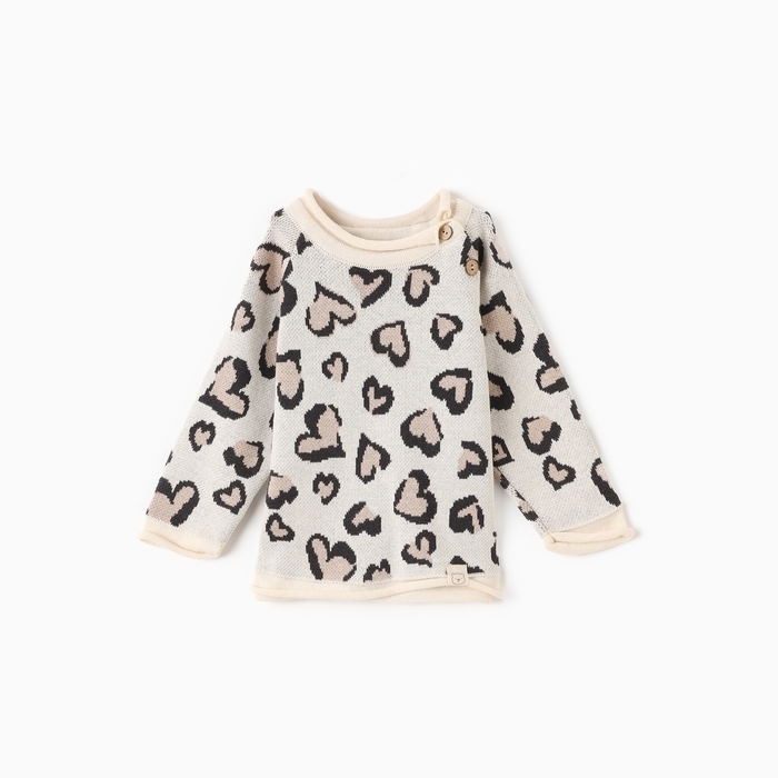 Джемпер вязаный Крошка Я Leo love рост 92-98 см Джемпер вязаный Крошка Я Leo love рост 92-98 см