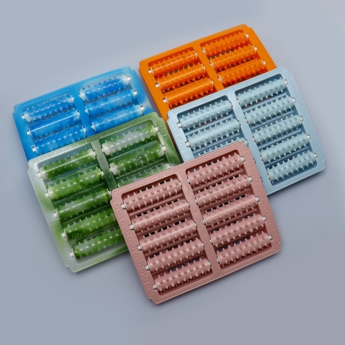 Массажёр «Барабаны», 26 × 22 × 5 см, 5 рядов, цвет МИКС Массажёр «Барабаны», 26 × 22 × 5 см, 5 рядов, цвет МИКС