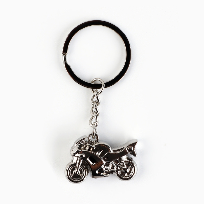 Брелок для ключей металлический &laquo;Крутому мужику мотоцикл&raquo;, 8 х 3.5 см