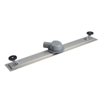 Трап линейный AFLORN AF20307-80, 800х70 мм, c флaнцeм своб. вращения 360&deg;, нерж. сталь