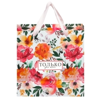 Пакет подарочный "Только для тебя" 22х22х11 см, упаковка, Минни Маус