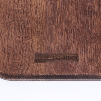 Доска разделочная для подачи с ручкой Adelica, 36&times;14,5&times;2 см, тёмный граб