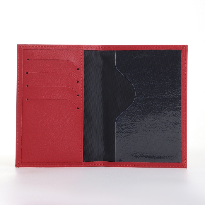 Обложка для паспорта, цвет красный Обложка для паспорта, цвет красный