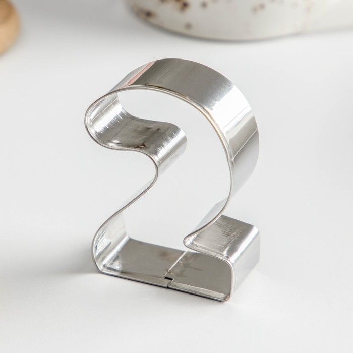 Набор форм для печенья &laquo;Цифры&raquo;, 9 шт, цвет серебристый