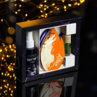 Набор ароматизаторов для авто Tensy Man, МХ-03, спрей, бутылочка, картон Набор ароматизаторов для авто Tensy Man, МХ-03, спрей, бутылочка, картон