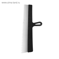 Шпатель зубчатый ЛОМ, 600 мм, зуб 8 мм, нержавеющая сталь Шпатель зубчатый ЛОМ, 600 мм, зуб 8 мм, нержавеющая сталь