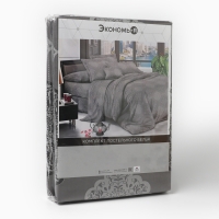 Постельное бельё 2 сп Экономь и Я Monogram, 173х215см, 175х214см, 50х70см-2шт, микрофибра, 60г/м2 Постельное бельё 2 сп Экономь и Я Monogram, 173х215см, 175х214см, 50х70см-2шт, микрофибра, 60г/м2
