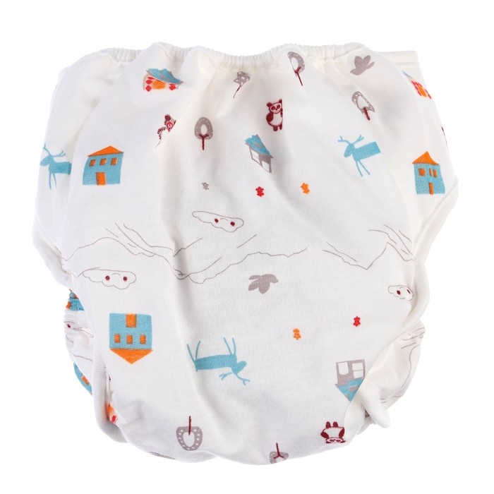 Трусики-подгузник, многоразовый, &laquo;Домики&raquo;, размер L, Крошка Я