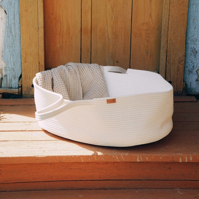 Корзина для хранения плетёная ручной работы SL Home, 70&times;38&times;25 см