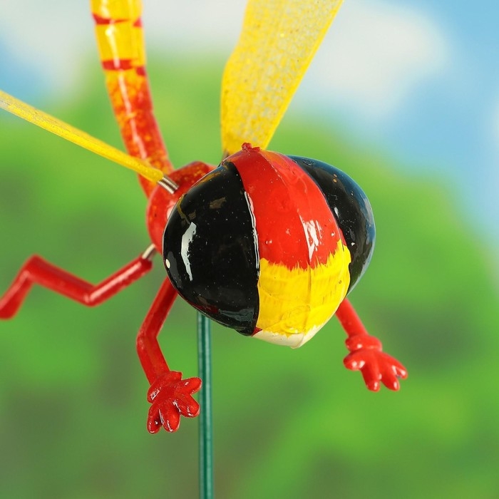 Штекер "Стрекоза волшебница" 40см, набор 2шт, МИКС