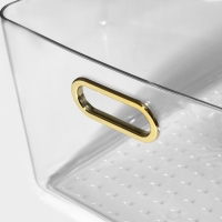 Контейнер для хранения &laquo;Нежность&raquo;, 32&times;22&times;14,3 см, цвет прозрачный