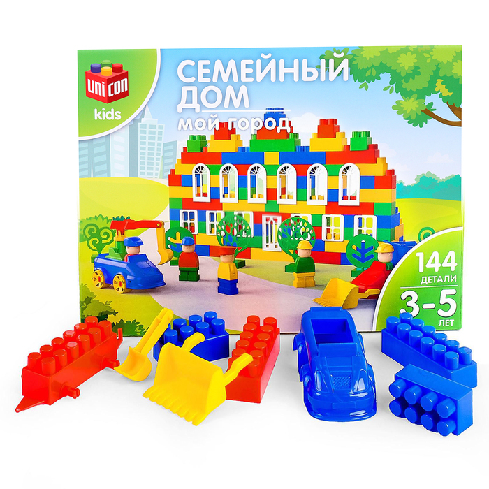Конструктор &laquo;Мой город: Семейный дом&raquo;, 144 детали