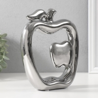 Сувенир керамика "Абстракция. Яблоки" серебро 17х5,5х20,5 см Сувенир керамика "Абстракция. Яблоки" серебро 17х5,5х20,5 см