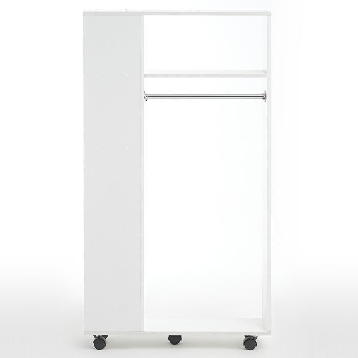 Вешалка напольная с полками Пассаж, 800х250х1460, Белый Вешалка напольная с полками Пассаж, 800х250х1460, Белый