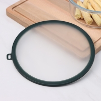 Вакуумная крышка для посуды Доляна, d=22,5 см, цвет зелёный Вакуумная крышка для посуды Доляна, d=22,5 см, цвет зелёный
