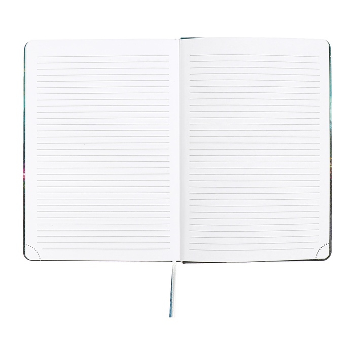 Ежедневник недатированный A5 136 листов, кожзам deVENTE. Nature, твердая обложка с поролоном, перфорация, ляссе, блок 70, зеленый