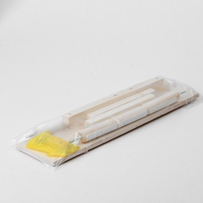 Пяльцы-рамка для вышивания, 30 &times; 30 см, с подставкой, цвет светлое дерево