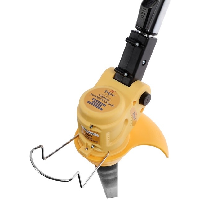 Триммер аккумуляторный ТУНДРА, 12 В, 300 Вт, 1.2 Ач, 12000 об/мин, телескопическая штанга Триммер аккумуляторный ТУНДРА, 12 В, 300 Вт, 1.2 Ач, 12000 об/мин, телескопическая штанга