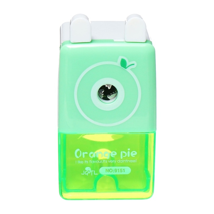 Точилка механическая с контейнером Классика Зеленый