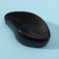 Стеклянная нано-тёрка для ног, 10,5 &times; 5,5 &times; 3,3 см, в картонной коробке, цвет чёрный