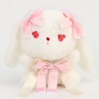 Мягкая игрушка «Зайчик», с бантиками, 23 см Мягкая игрушка «Зайчик», с бантиками, 23 см
