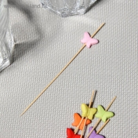 Шпажки Доляна «Бабочка многодневка», 12 см, набор 25 шт Шпажки Доляна «Бабочка многодневка», 12 см, набор 25 шт