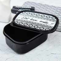 Ланч-бокс «Ешь, люби, улыбайся», 0.5 л Ланч-бокс «Ешь, люби, улыбайся», 0.5 л