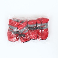 Ботинки для собак "Уют" с утяжкой, набор 4 шт, размер 4 (5х 4 см), красные Ботинки для собак "Уют" с утяжкой, набор 4 шт, размер 4 (5х 4 см), красные