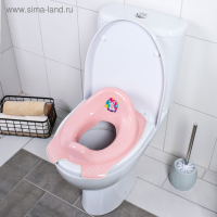 Детская накладка - сиденье на унитаз «Мишка» антискользящая, цвет розовый Детская накладка - сиденье на унитаз «Мишка» антискользящая, цвет розовый