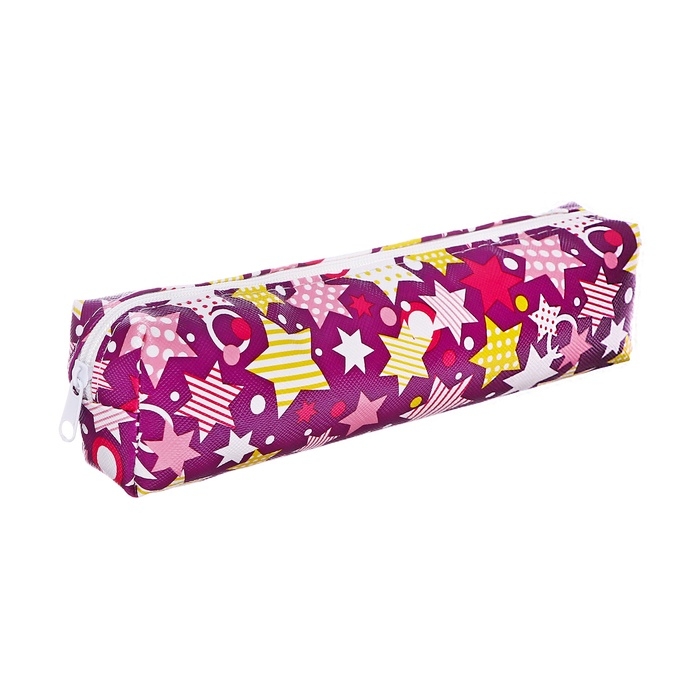 Пенал школьный «Звезды», на молнии, МИКС Пенал школьный «Звезды», на молнии, МИКС