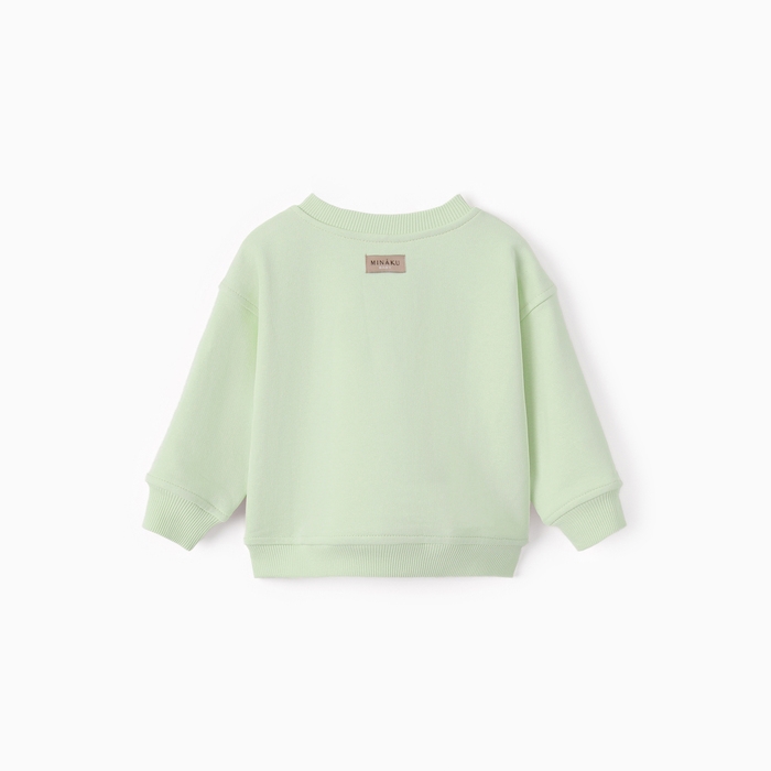 Толстовка детская MINAKU: Basic Line BABY, цвет шалфей, рост 68-74 Толстовка детская MINAKU: Basic Line BABY, цвет шалфей, рост 68-74