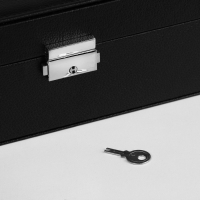 Подставка для украшений &laquo;Шкатулка&raquo; съёмная подставка,17&times;23&times;8,5 см, цвет чёрный