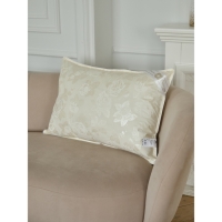 Подушка Адамас Полупуховая 50х68см, цвет МИКС, пух50%, перо50%, чехол тик Подушка Адамас Полупуховая 50х68см, цвет МИКС, пух50%, перо50%, чехол тик