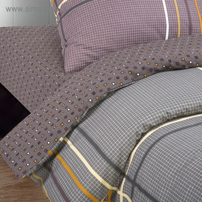 Постельное бельё 1,5сп АртПостель &laquo;Джентльмен&raquo;, 145х215, 150х215, 70х70см - 2шт