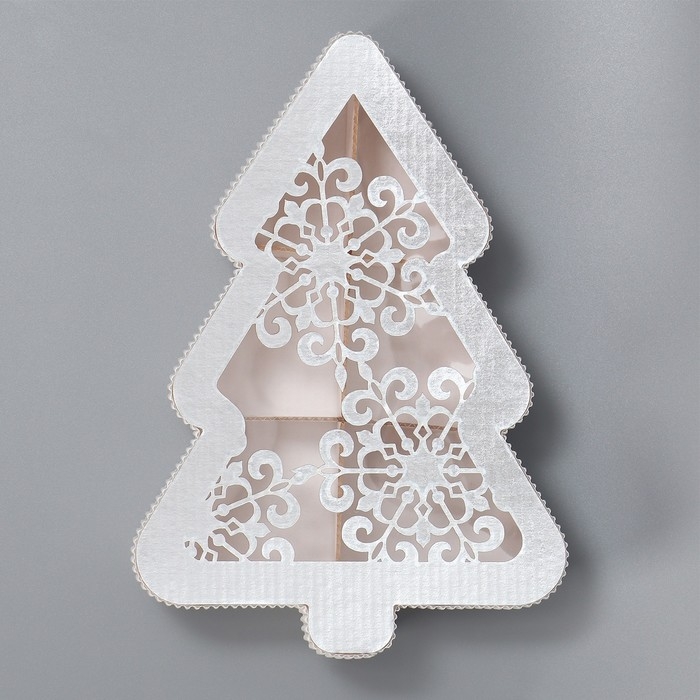 Коробка подарочная &laquo;Ёлка&raquo;, 23 х 13 х 5 см, Новый год