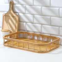 Поднос прямоугольный Доляна Jungle, 45&times;30 см, бамбук